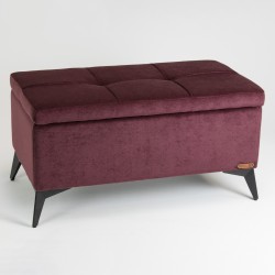 Pufa Budapest Velvet – Designerskie Siedzisko Bryła w Stylu Modern