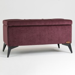 Pufa Budapest Velvet – Designerskie Siedzisko Bryła w Stylu Modern