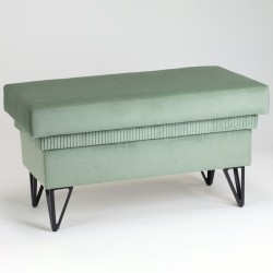 Ławka Lisbon: Eleganckie Siedzisko do Przedpokoju i Sypialni | Welur