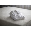 Hotel Schlafrock Morgenrock weiß S 100% Baumwolle Frotte 360g/m2