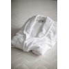Hotel Schlafrock Morgenrock weiß S 100% Baumwolle Frotte 360g/m2