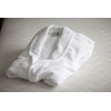 Hotel Schlafrock Morgenrock weiß S 100% Baumwolle Frotte 360g/m2