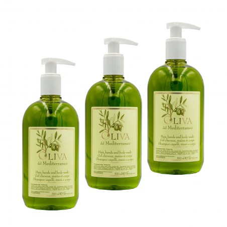 Szampon i żel hotelowy duży z pompką Oliva 500ml - 1szt
