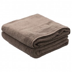 Ręcznik plażowy XXL brązowy 500 g/m2 100% bawełna 90x180cm