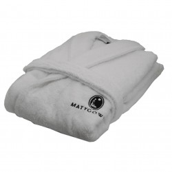 Hotel Schlafrock Morgenrock weiß S 100% Baumwolle Frotte 360g/m2