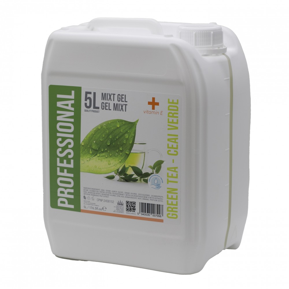 Gel MIX 2w1 szampon i żel GREEN TEA 5L PROFESSIONAL