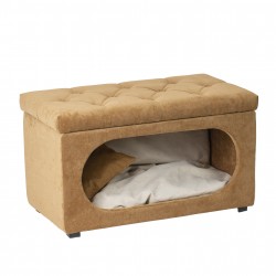 Pufa otwierana - legowisko z poduszkami