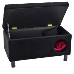 Pufa otwierana z legowiskiem dla psa lub kota