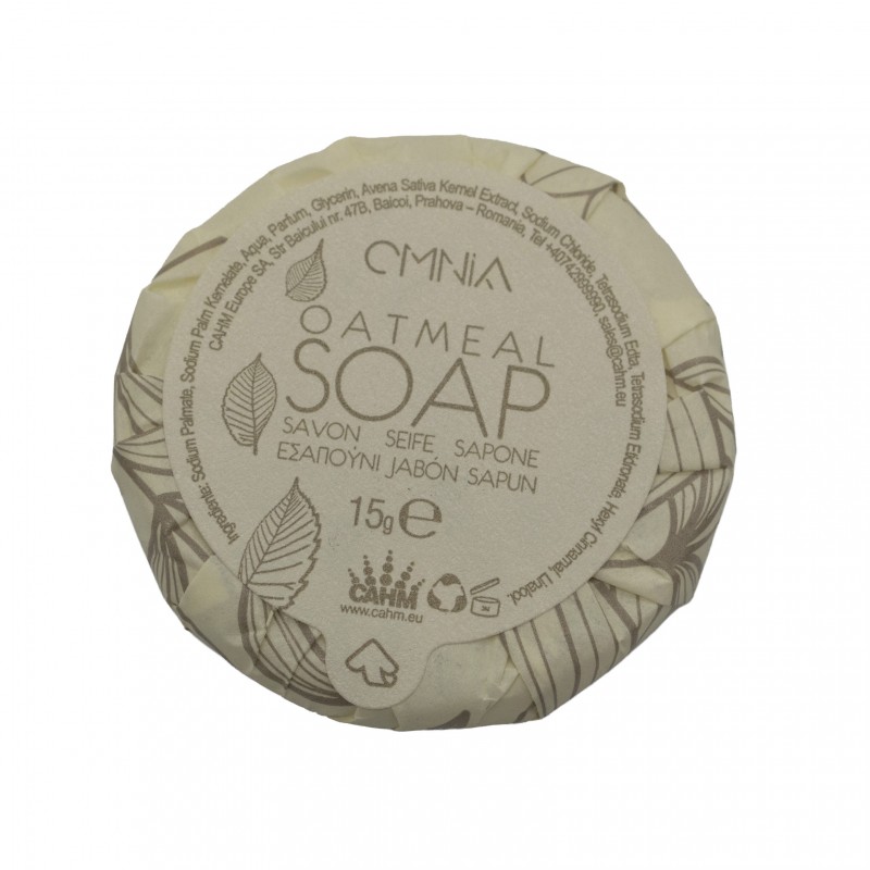 Plissierte Hotel-Seife Omnia 15g, 500 Stück