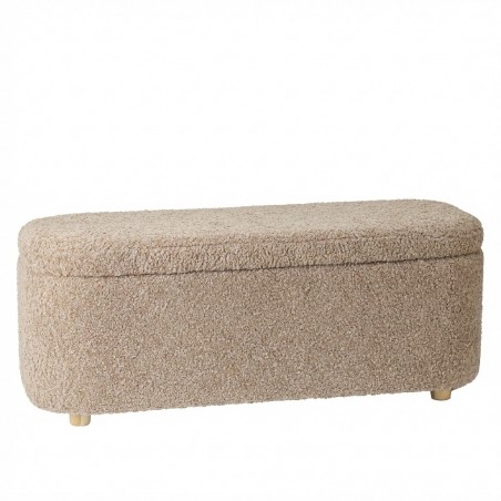 Pouf PRAGUE – Sitzbank mit Stauraum, aufklappbar