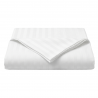 HotelLine Kissenbezug 100% Baumwolle Damast 1 cm Streifen - 50x70 cm