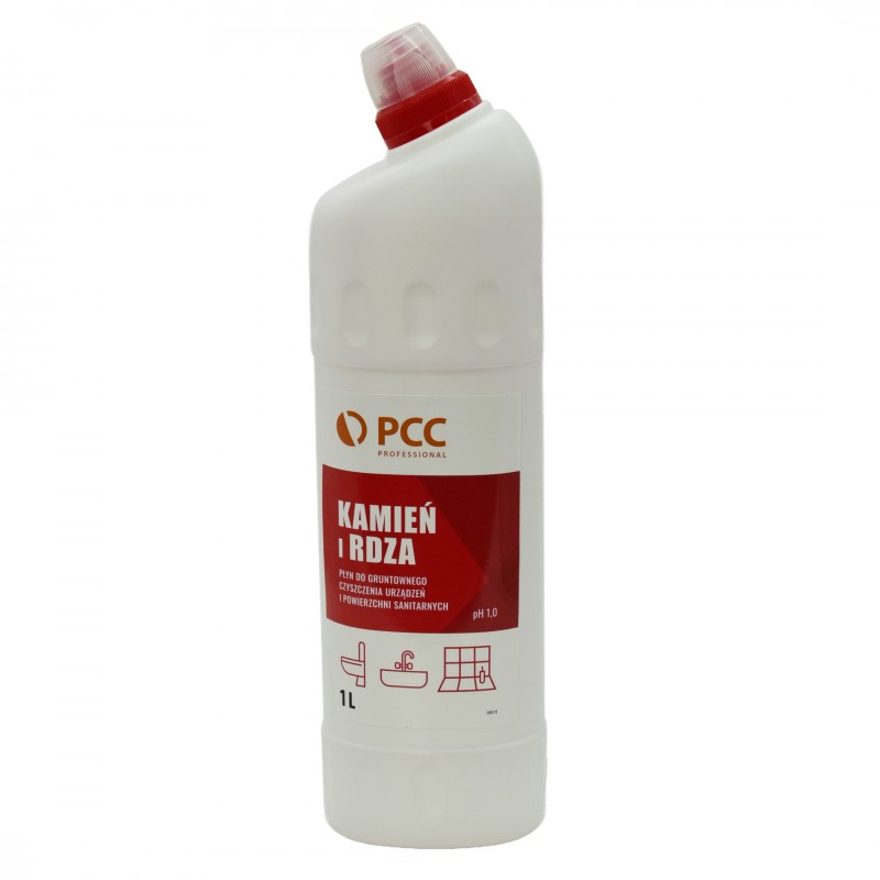 Preparat do sanitariatów KAMIEŃ I RDZA 1L PCC Professional