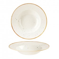 Talerz porcelanowy głęboki 28 cm CHURCHILL STONECAST BARLEY WHITE