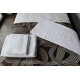 KISSEN |  Hotel Handtuch weiss "HOTEL" 500 g/m2 100% Baumwolle