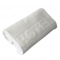 Hotel Handtuch weiss "HOTEL"  500 g/m2 100% Baumwolle
