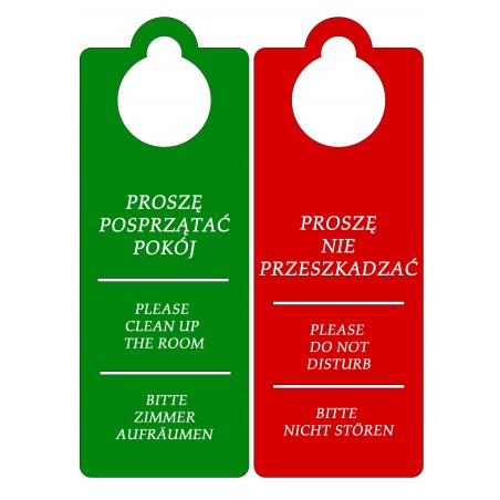 Zawieszka hotelowa 1szt