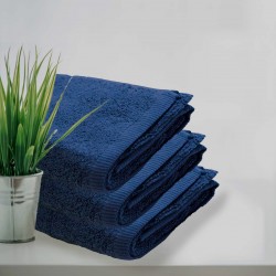 Granatowe Ręczniki Hotelowe Rimini 100% bawełna 500 g/m2