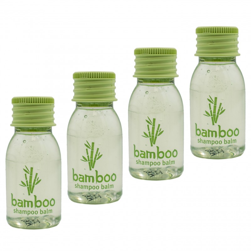 Hotel Einweg Shampoo Bamboo Flasche  20ml 50 Stück Hotelbedarf  Haarpflege