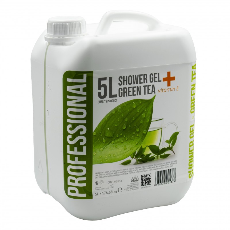 Żel pod prysznic PROFESSIONAL hotelowy GREEN TEA 5L