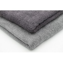 Hotel Handtuch Rimini grau 30x50cm 100% aus Baumwolle 500 g/m2